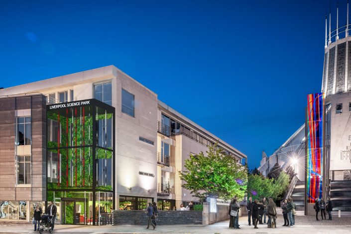 CGI of Liverpool Science Park’s new entrance